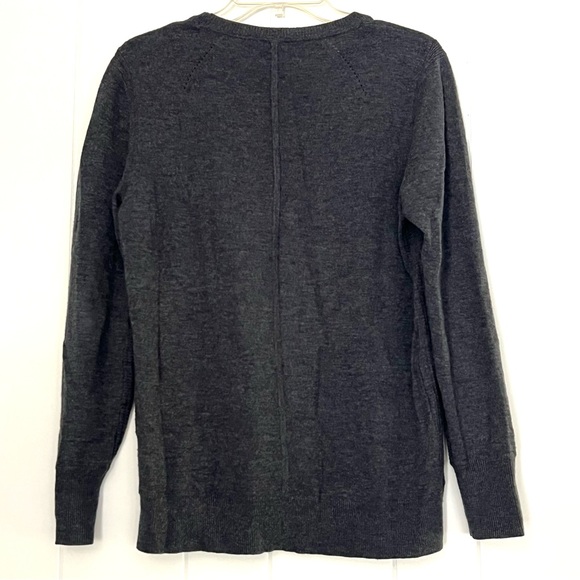 Rag & Bone Charcoal Grey Wool Crew Neck Sweater - Size M - Picture 5 of 7